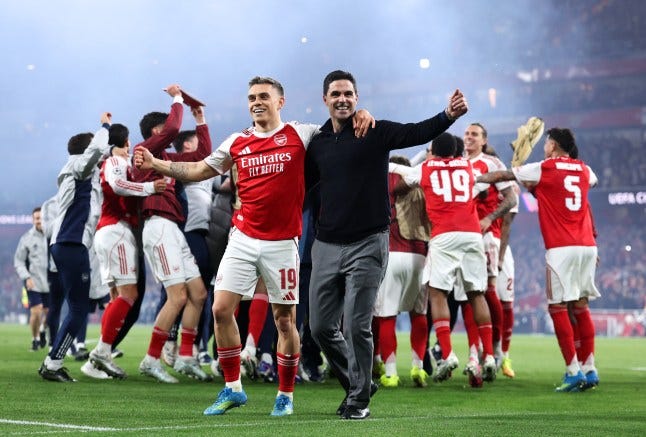 Mikel Arteta's first words after Arsenal are crowned Premier League champions | Football | Metro News Mikel Arteta's first words after Arsenal are crowned Premier League champions | Football | Metro News