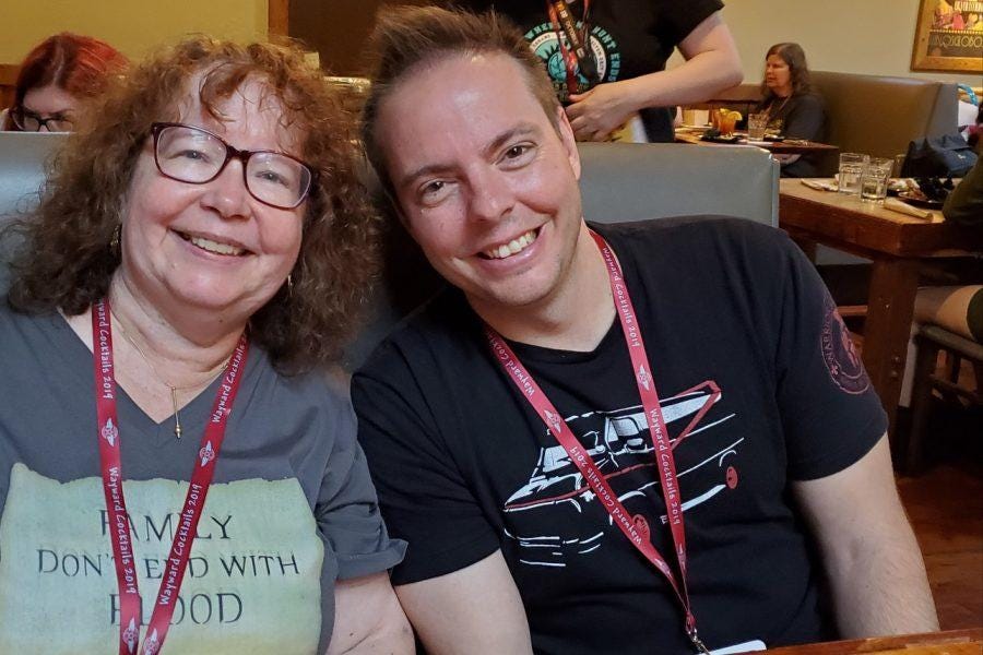 MTTG Lynn Zubernis with Jeremy Adams SPN MTTG Lynn Zubernis with Jeremy Adams SPN