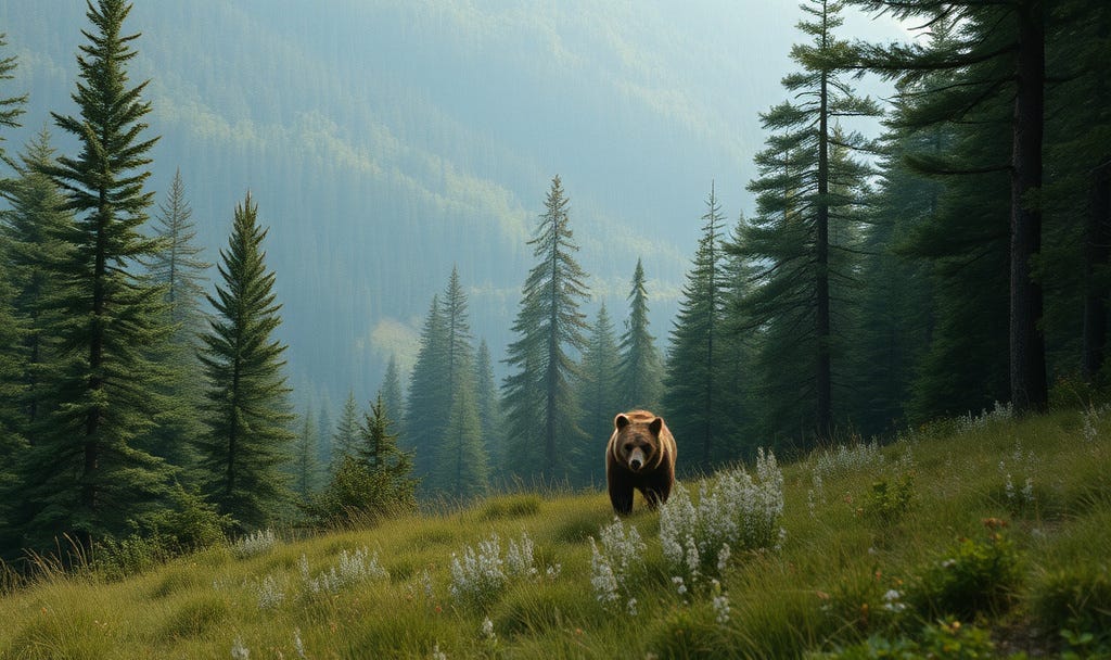 I Saw A Bear Coming Toward Me at A Distance I Saw A Bear Coming Toward Me at A Distance