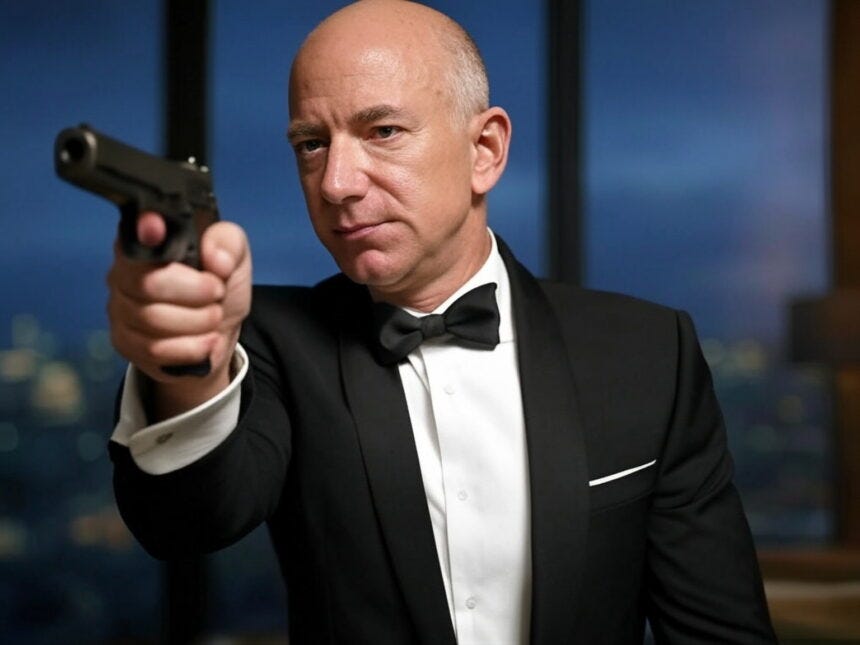 Bezos Asks Fans: Next James Bond?