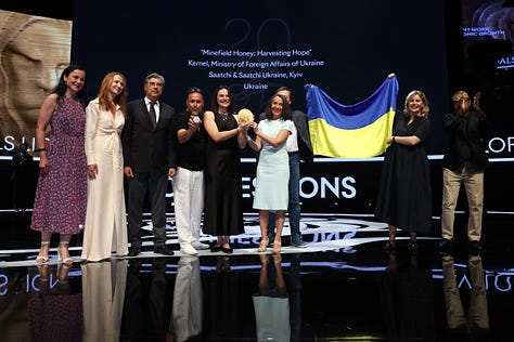 Winners at the Cannes Lions Festival of Creativity