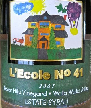 A- L’Ecole Syrah A- L’Ecole Syrah