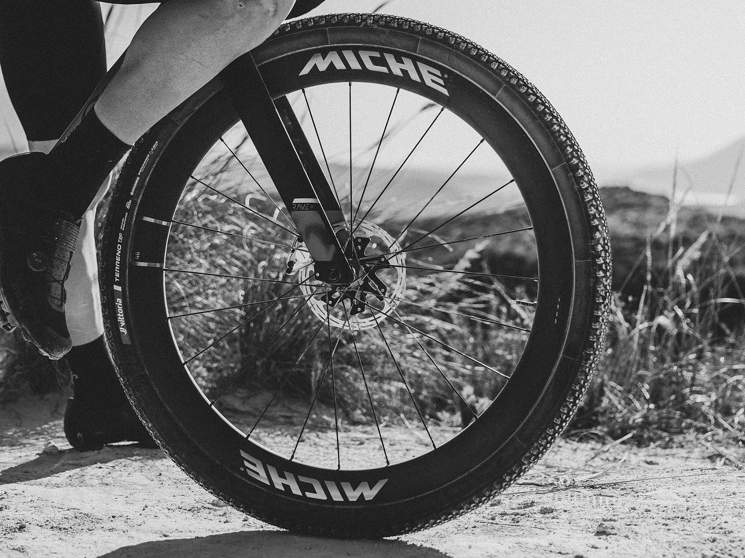 Miche Graff Aero 48 aerodynamic gravel race wheels, front wheel