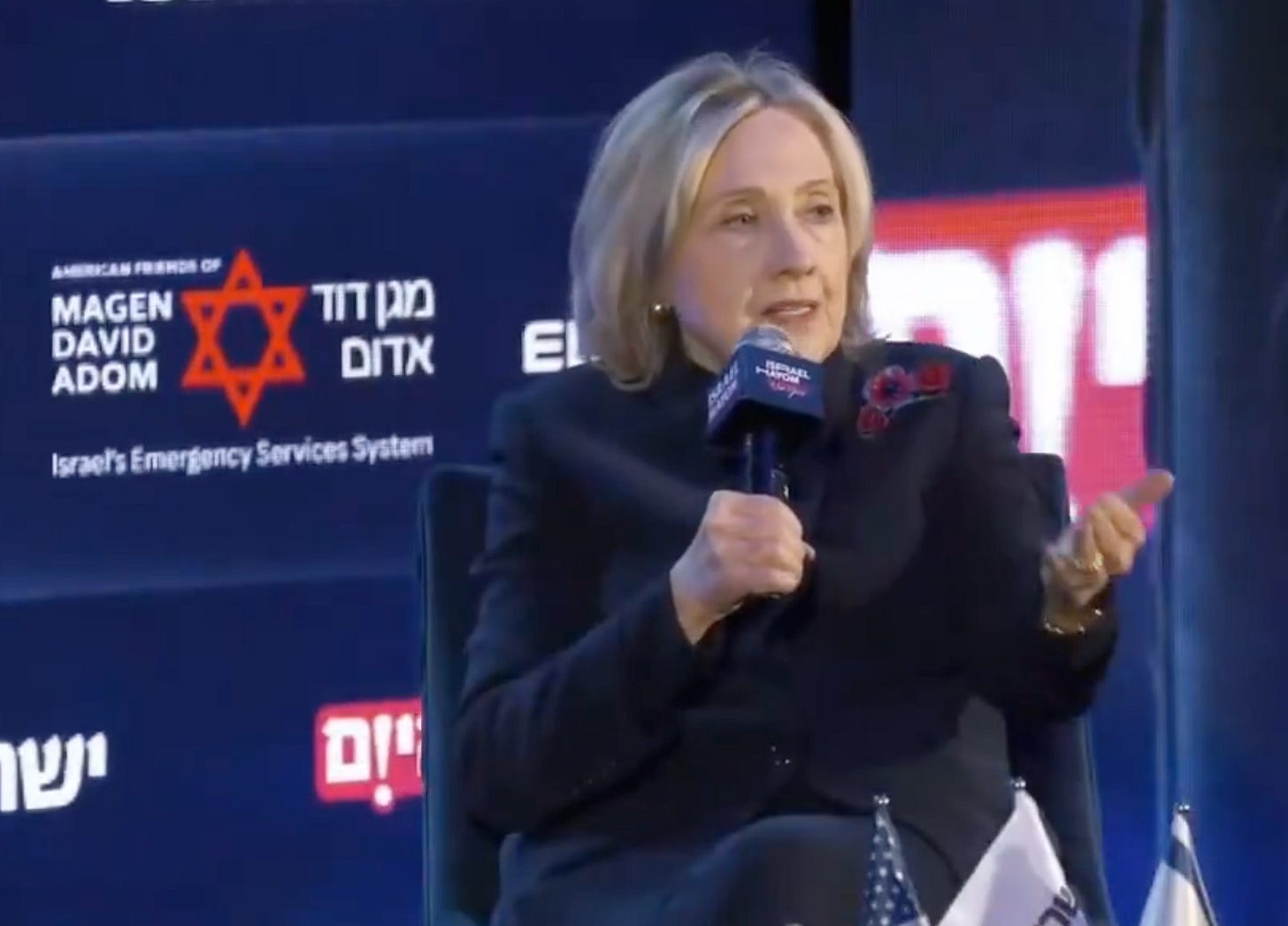 Hillary Clinton says young Americans are pro-Palestine because of ‘totally  made up’ Gaza videos