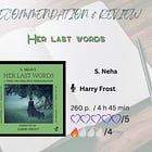 Recommendation - Her last words (audiobook)