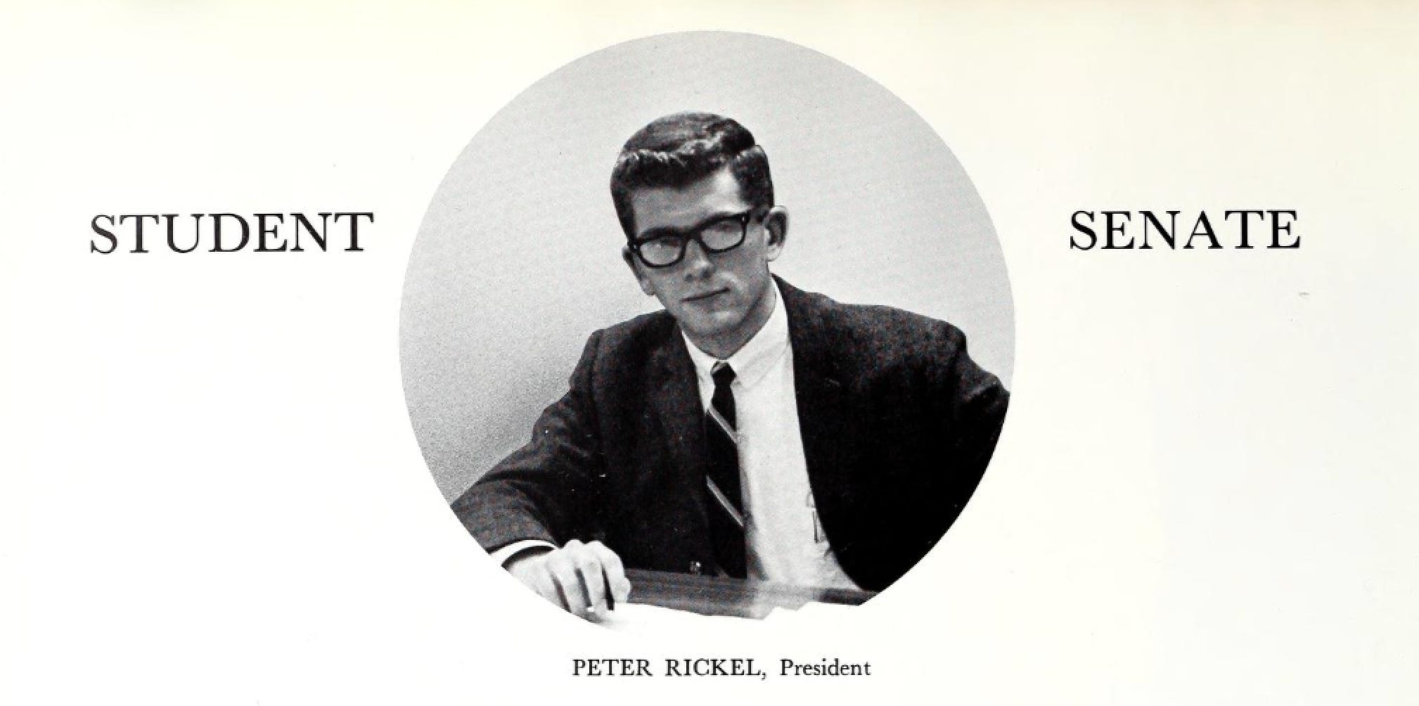 Peter Runkle Alumni Spotlight: Peter Rickel '66 - by William Muck