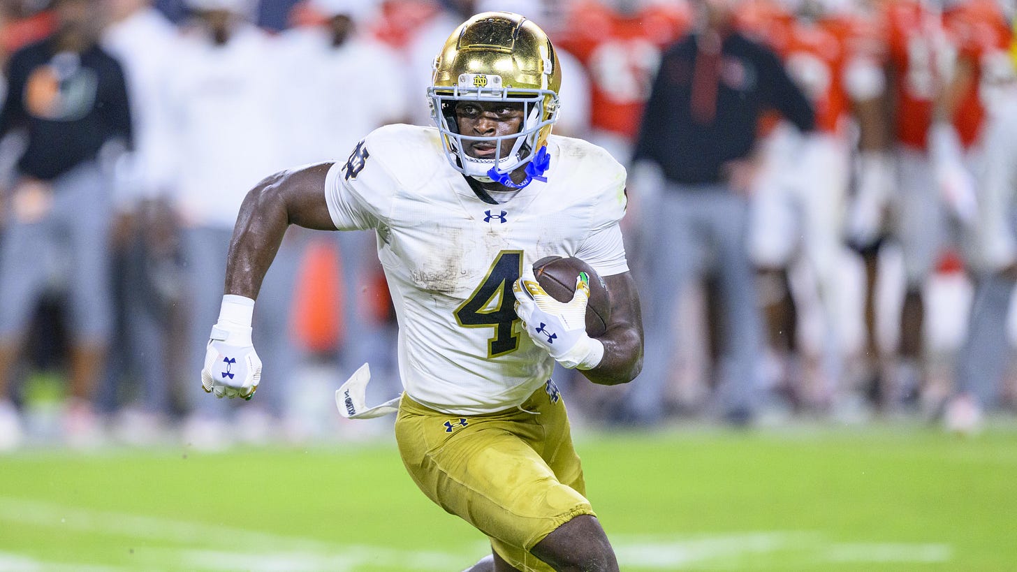 NFL Draft 2026 Scouting Report for Notre Dame RB Jeremiyah Love