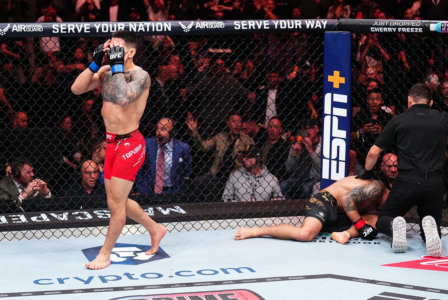 UFC 298 results: Alexander Volkanovski knocked out by Ilia Topuria in  featherweight title bout