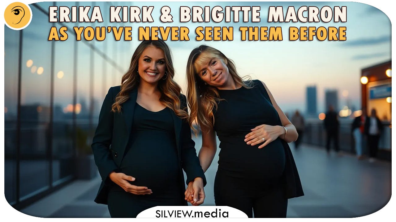 Brigitte Macron / Erika Kirk Pregnancy Photos - Things That Do NOT Exist #3
