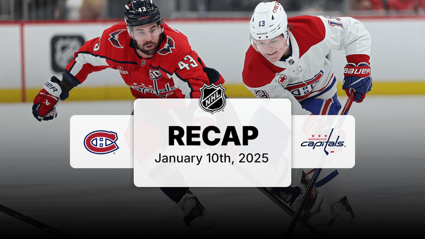 Montréal Canadiens - Washington Capitals - Jan 10, 2025 | NHL.com