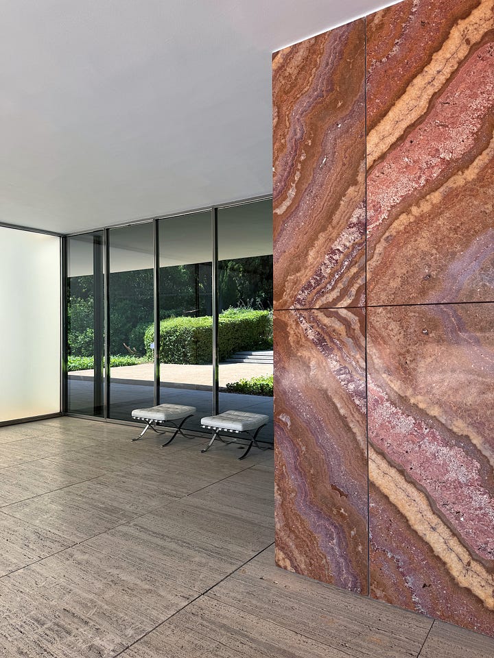 Mies van der Rohe Pavilion in Barcelona