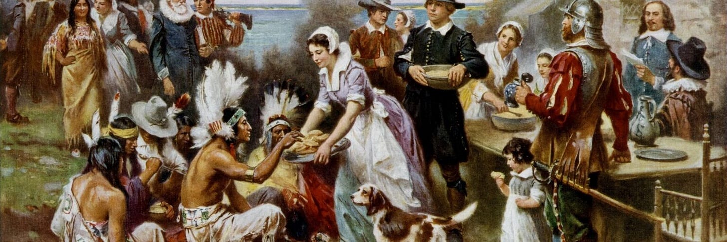 How the Plymouth Pilgrims took over Thanksgiving — and who history left  behind • Source New Mexico