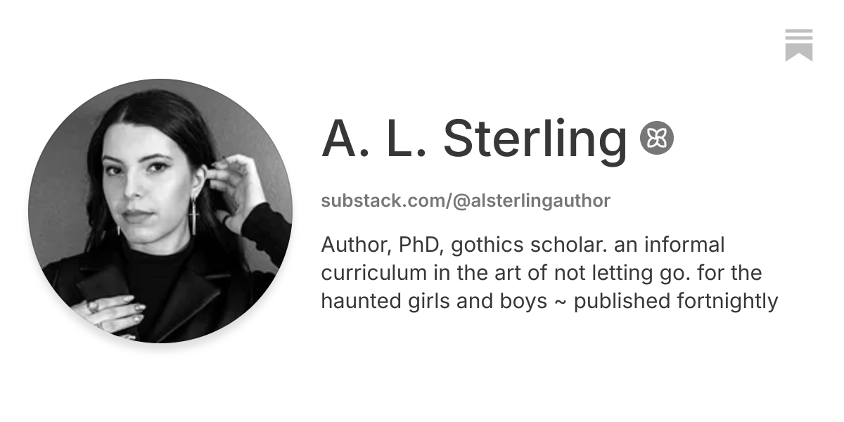A. L. Sterling | Substack