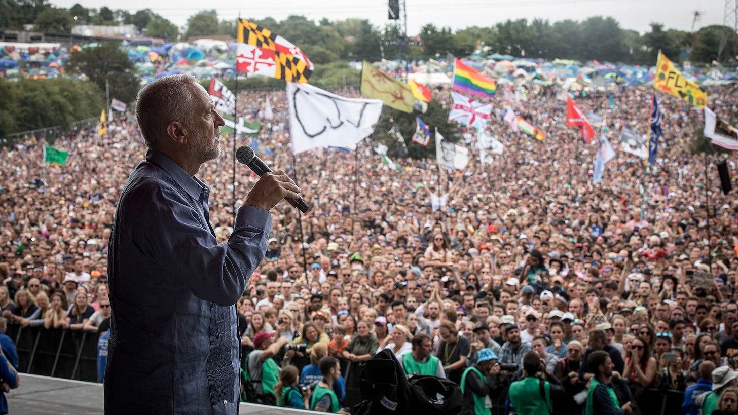 Jeremy Corbyn rocks Glastonbury – How did it come to this? - Big Issue