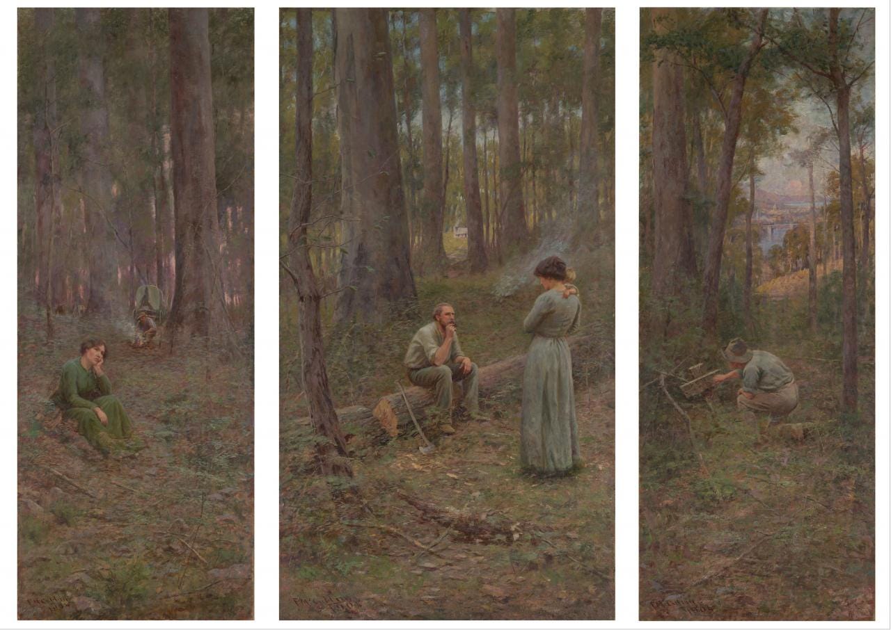 Frederick McCUBBIN
The pioneer 1904 