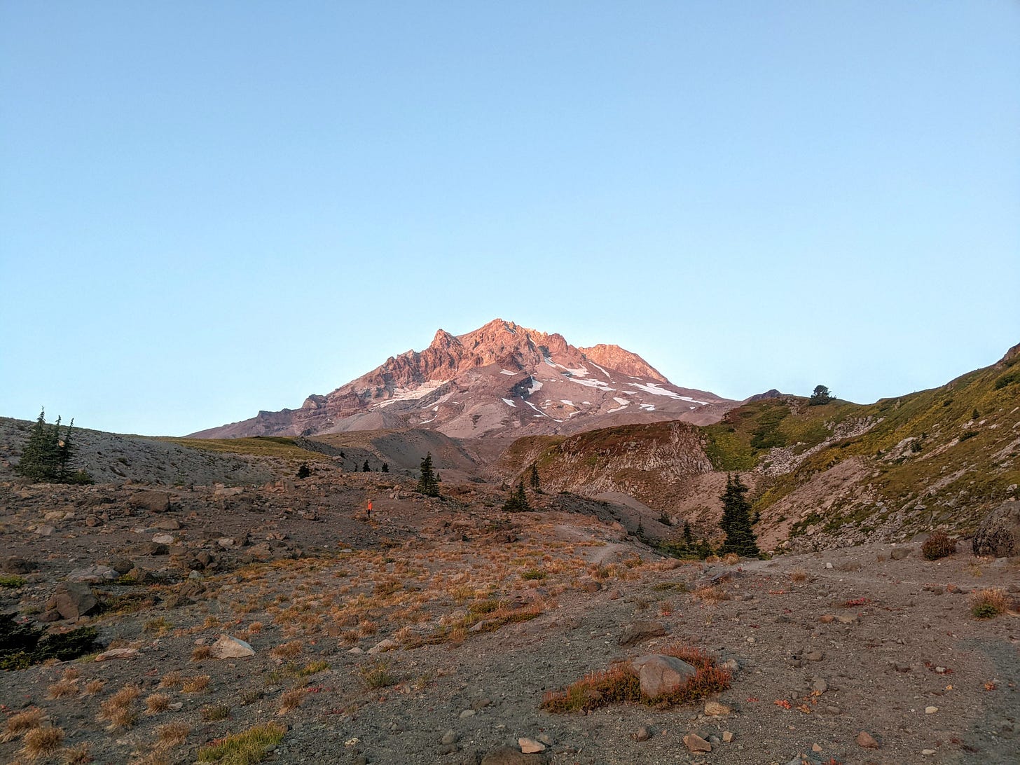 Mount Hood at sunset