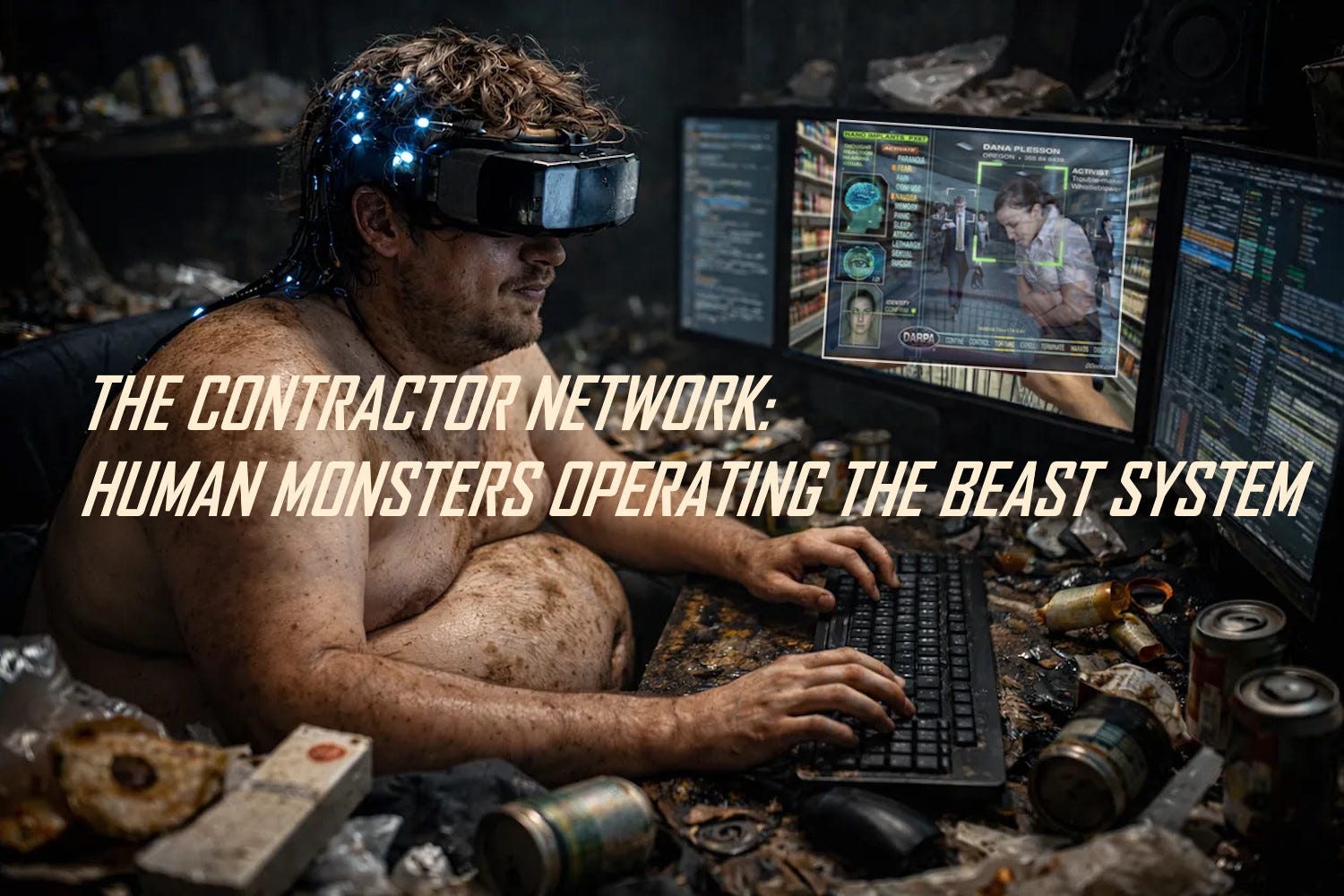THE CONTRACTOR NETWORK: HUMAN MONSTERS OPERATING THE BEAST SYSTEM
