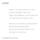 Poem on a Post-It [8]: After