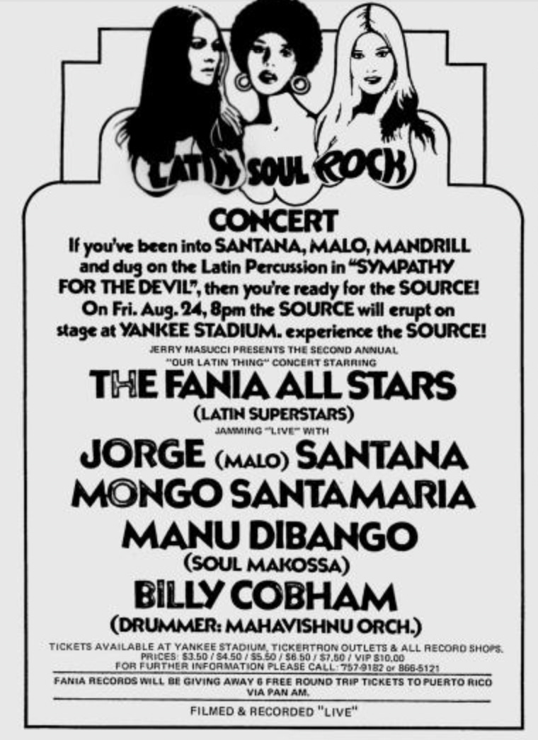 Doom & Gloom From The Tomb — The Fania All Stars - Yankee ...