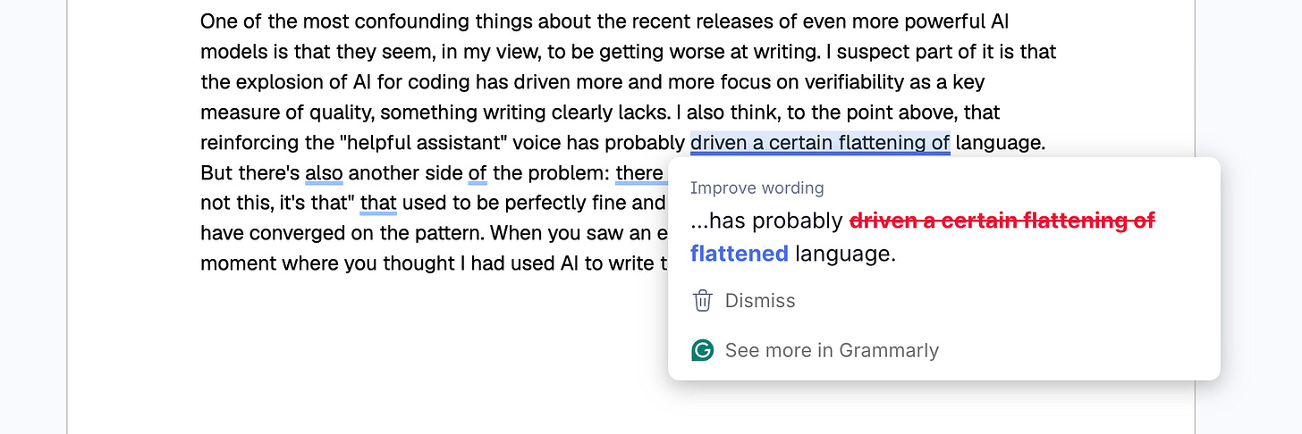 grammarly corection