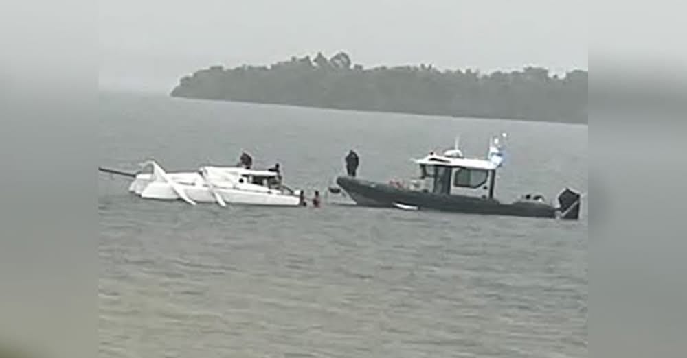 Two Rescued After Sailboat Crashes Into Manatee Avenue Bridge Piling