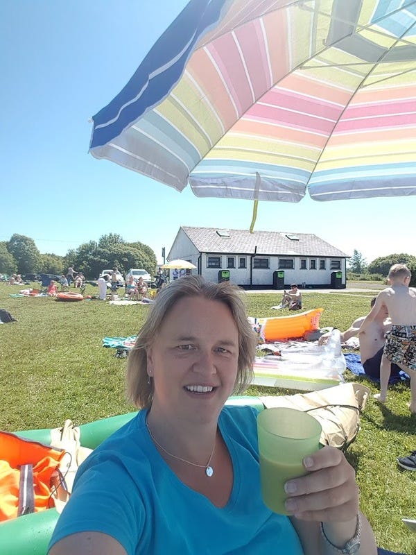 Drinking tea at the lake in Loughrea, Co. Galway. Drinking tea at the lake in Loughrea, Co. Galway.