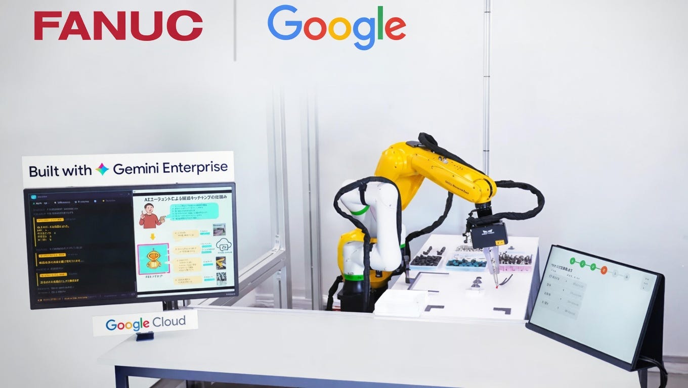FANUC partners with Google to bring physical AI into industrial-grade robotics across its full product lineup