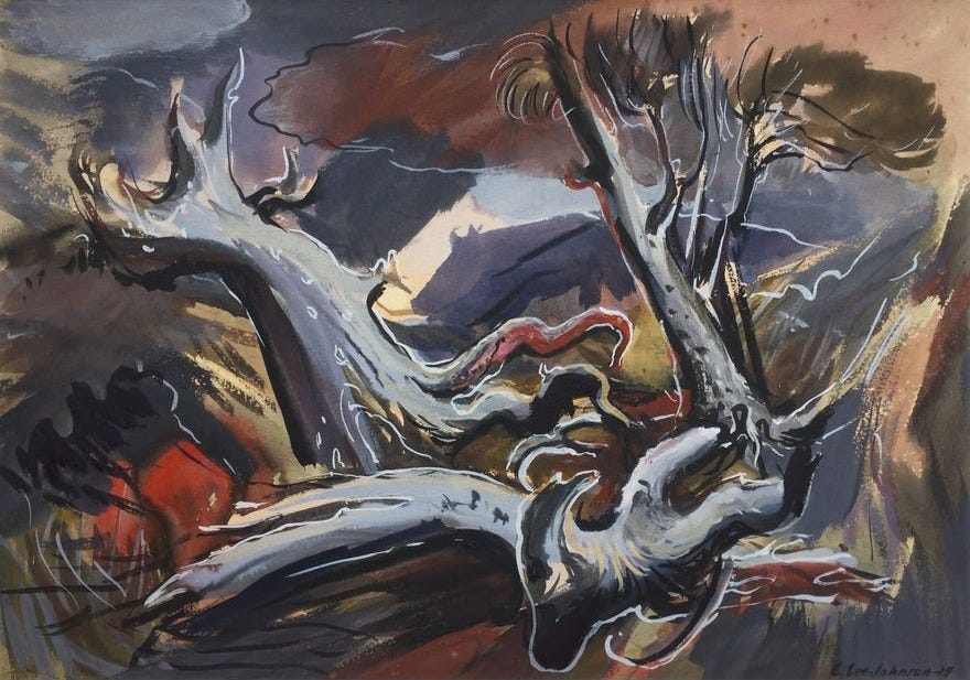 ERIC LEE JOHNSON - Trees in Pakanae Gorge