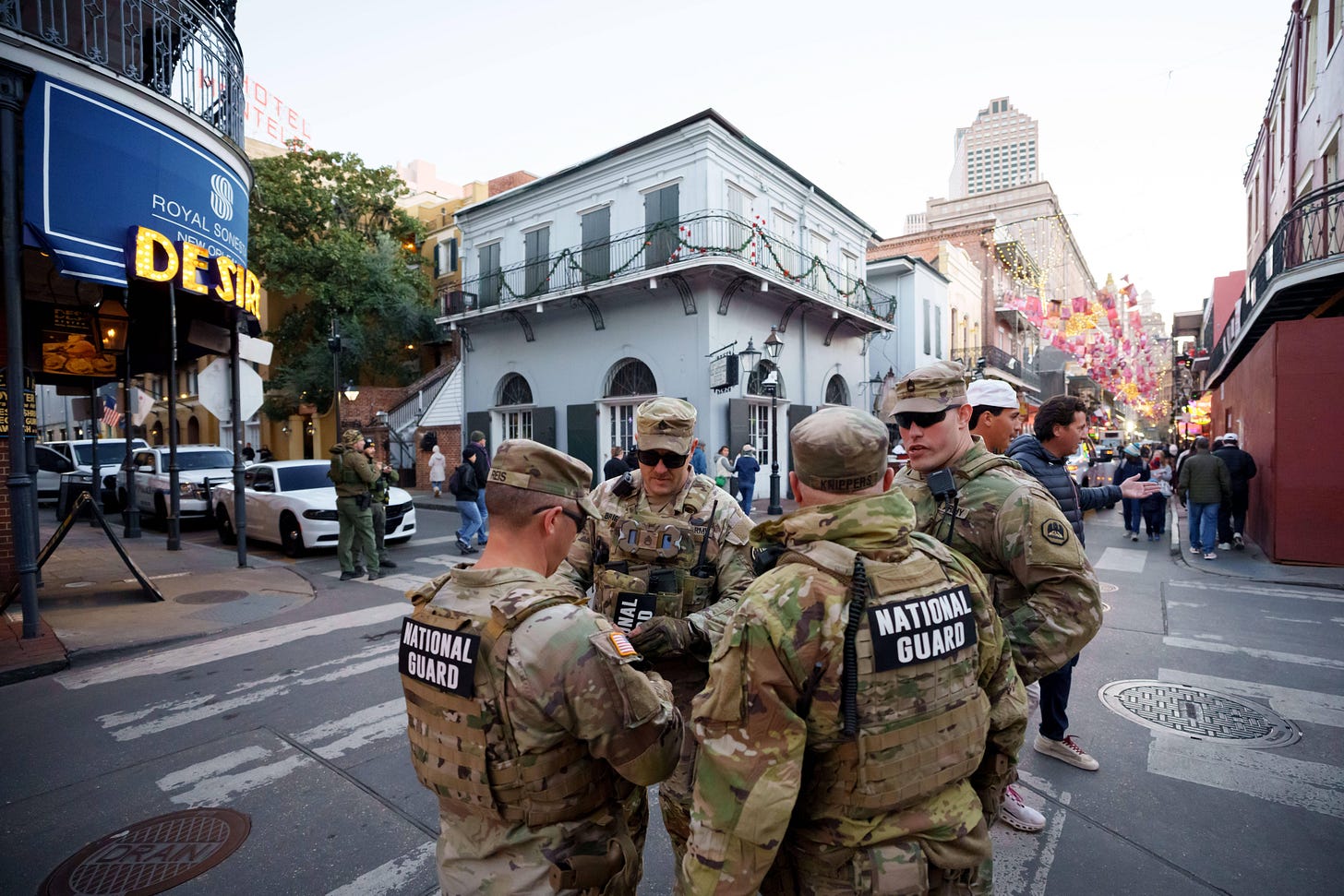National Guard arrives in New Orleans for 1st New Year's since Bourbon  Street attack | WWNO