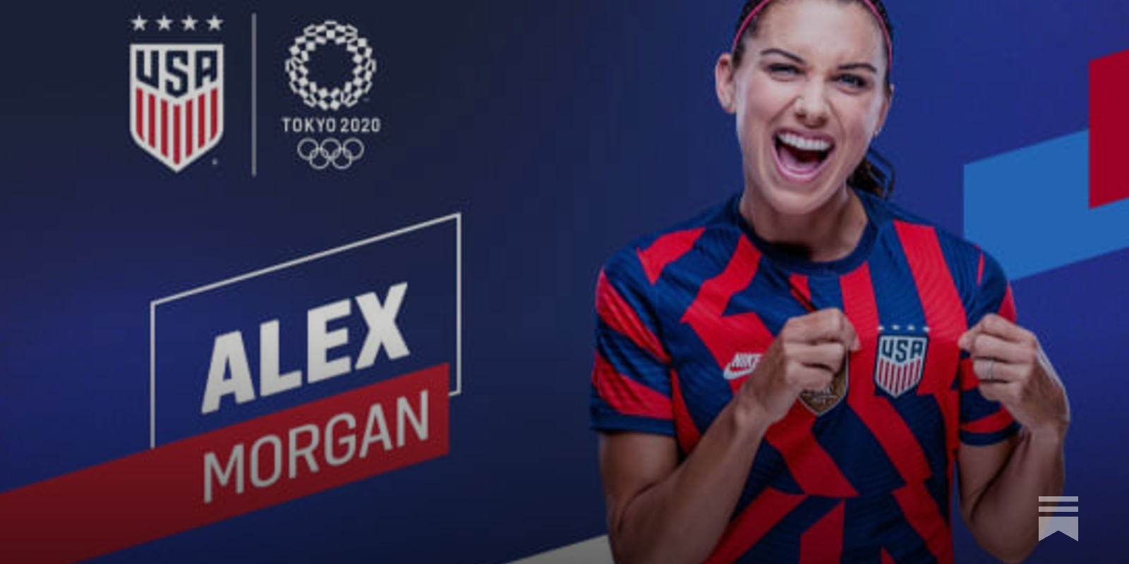 Ted Lasso offers Cal alum Alex Morgan celebration moves while announcing  USWNT Olympic Roster, image size:1600x800
