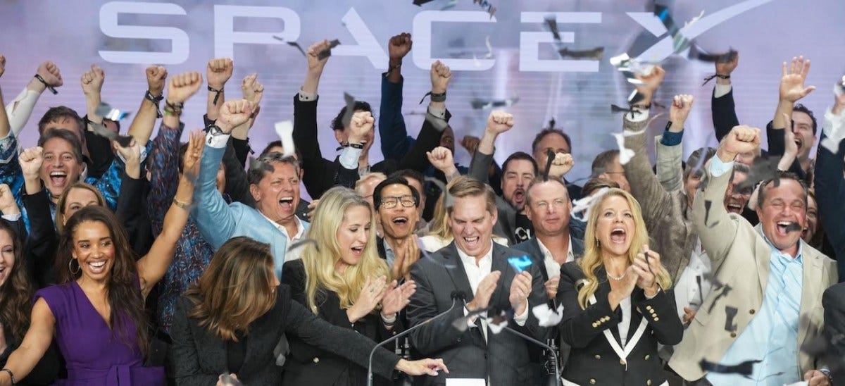 SpaceX shares rise nearly 20% in historic IPO - SpaceNews SpaceX shares rise nearly 20% in historic IPO - SpaceNews