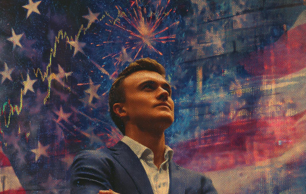 Charlie Kirk reveals how he got rich: "Bet on America!"
