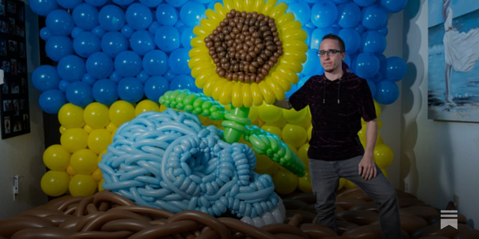 美品☆貴重カラー☆ARTS & SCIENCE Balloon coat Meet the Michelangelo of Balloons - by Joshua David Stein