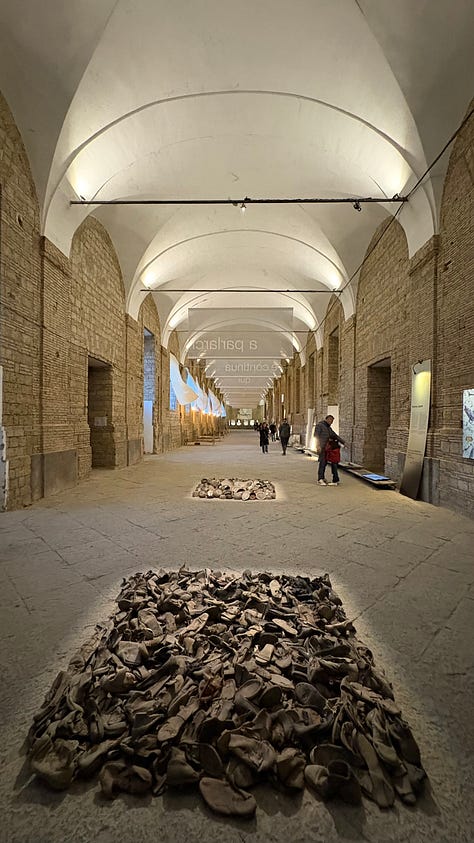 Conceived as a public art project for the Real Albergo dei Poveri, Napoli is built from what usually goes unnoticed: dust—the most minimal and universal residue of human presence.  Norma Jeane adopts dust as a symbolic material to evoke the memory of place. What remains almost invisible becomes a tangible trace of lives lived, passed through, and layered over centuries. Dust functions here as both matter and metaphor: a continuum between architecture and the bodies, gestures, and time it has absorbed.