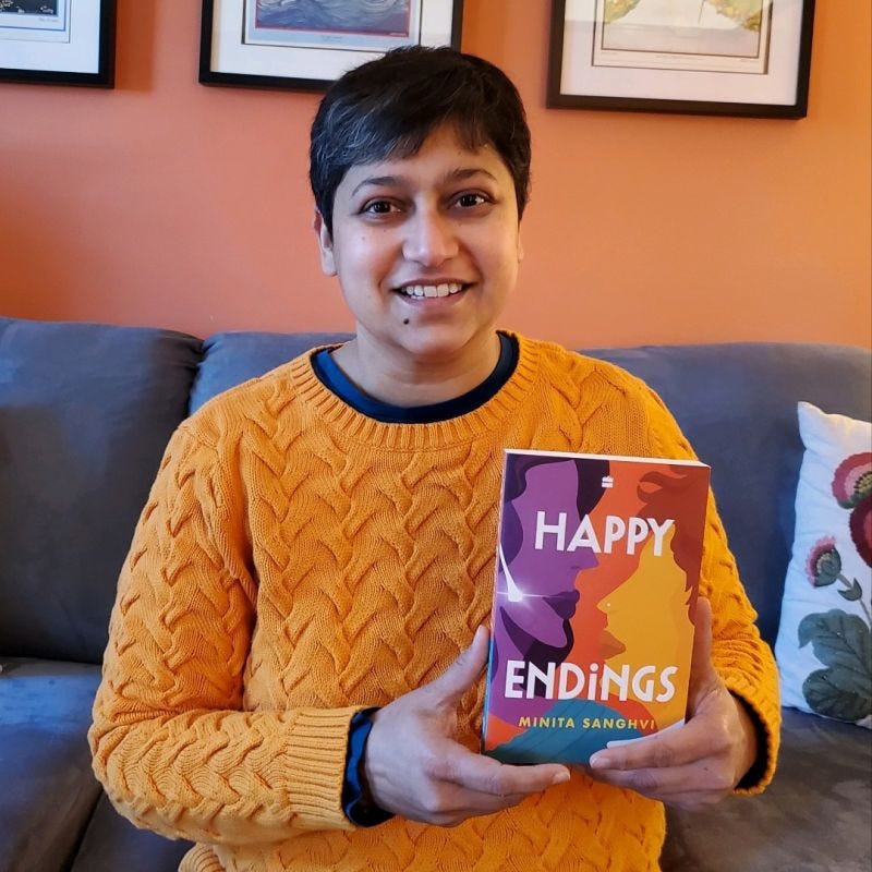 Book Review: 'Happy Endings' By Minita Sanghvi Is A Thorough Entertainer -  Gaysi