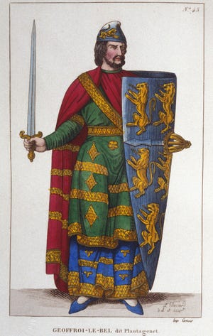 Image of Geoffrey V, Plantagenet, Count of Anjou, 1113-1151 (Geoffroy V d'Anjou, by Massard, Leopold (1812-1889) Image of Geoffrey V, Plantagenet, Count of Anjou, 1113-1151 (Geoffroy V d'Anjou, by Massard, Leopold (1812-1889)