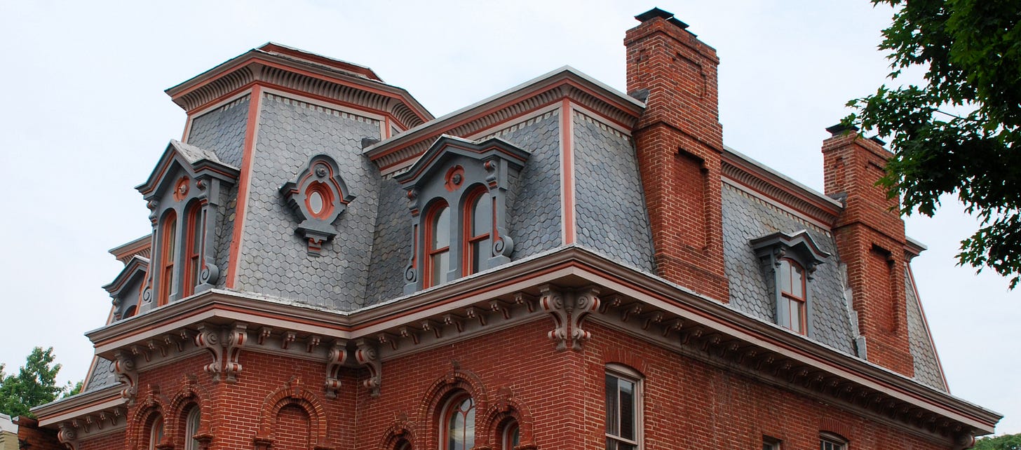 Ghosts in the Mansard - by Julia Barricelli - Curaeto, image size:1456x642