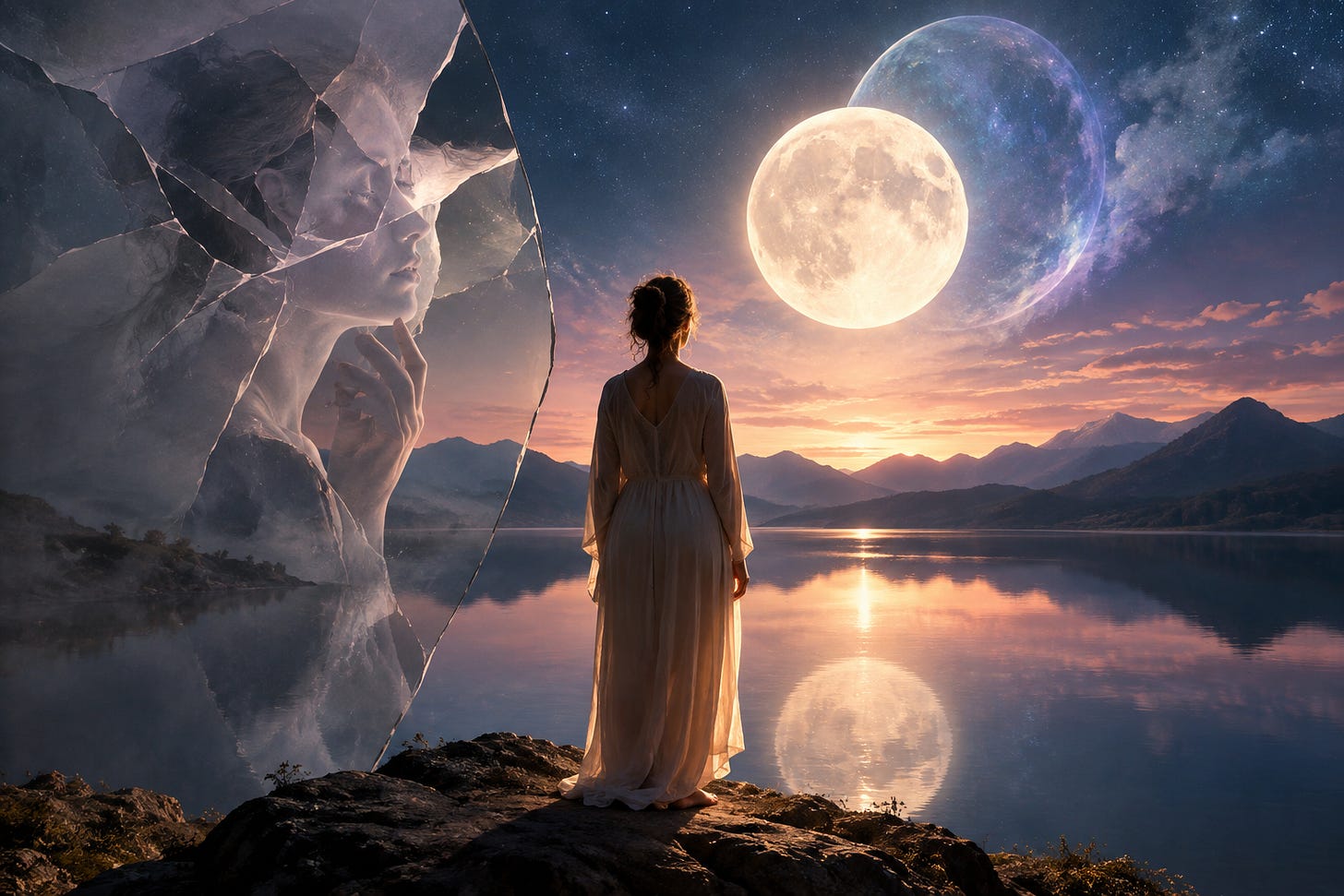 Reflection of the week: Full Moon conjunct Neptune... testing innocence!