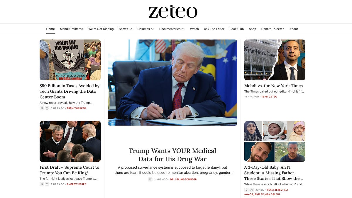 Trump's Drug War Wants Your Medical Data. Here's the Blueprint.