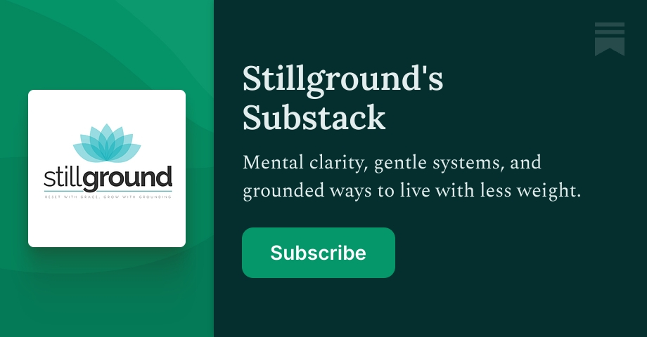 The 14-day Gentle Reset - Stillground's Substack