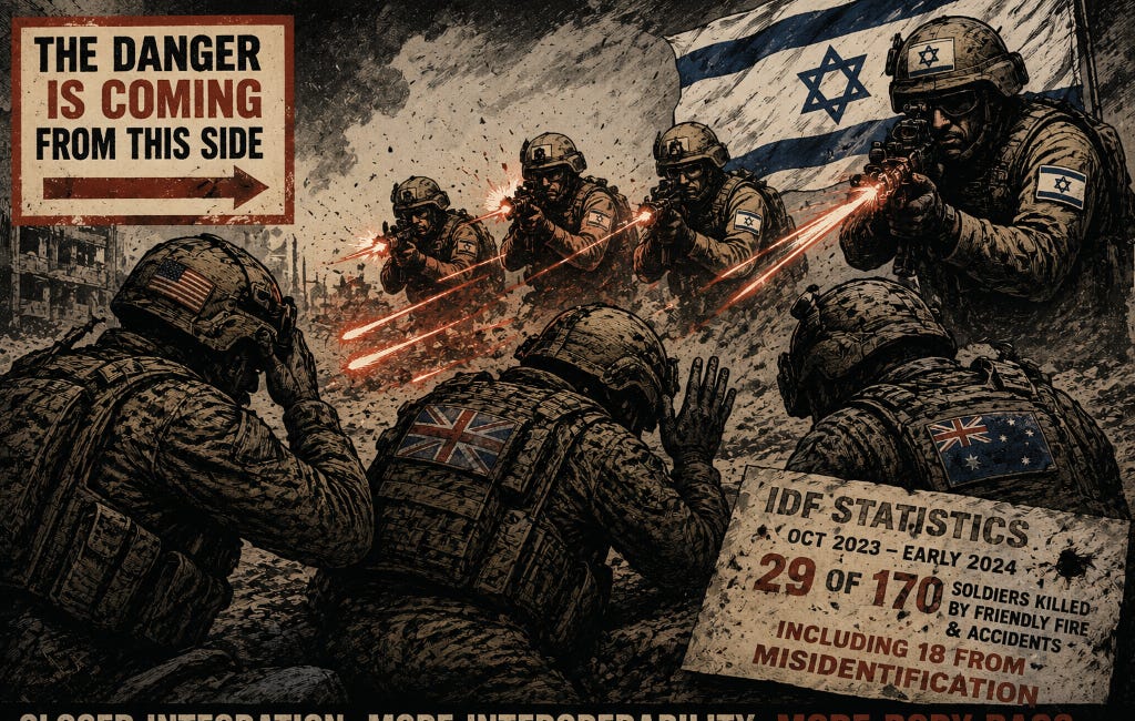 Friendly Fire: What Merging With the IDF Will Actually Cost Western Soldiers.