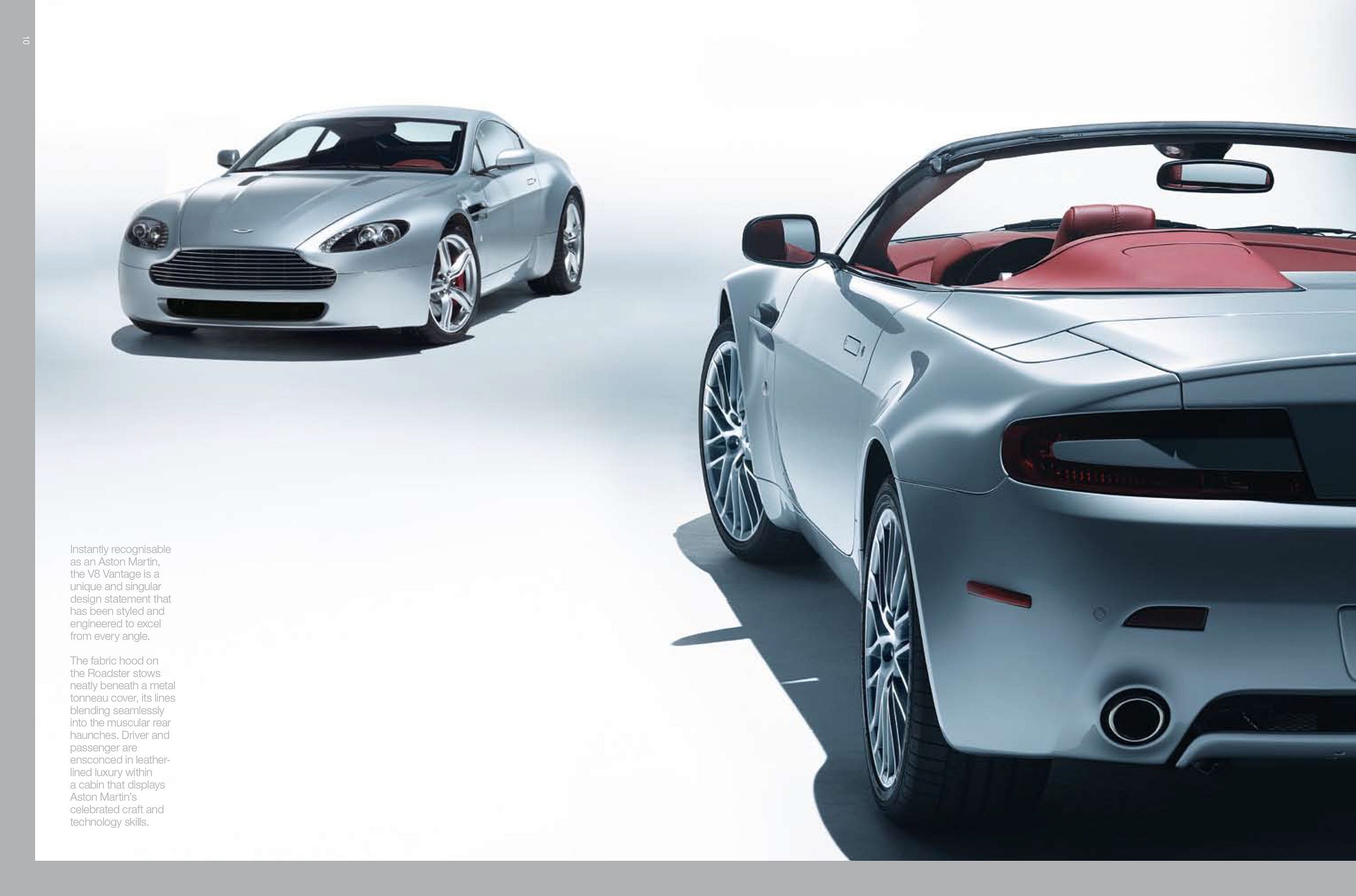 Aston Martin V8 Vantage 2008 brochure