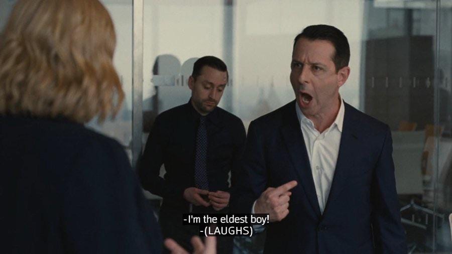 How will I resist saying this every time I argue with my siblings despite  not being the eldest nor a boy? : r/SuccessionTV