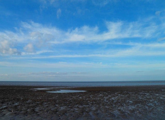 Norfolk's big blue sky, Brancaster beach