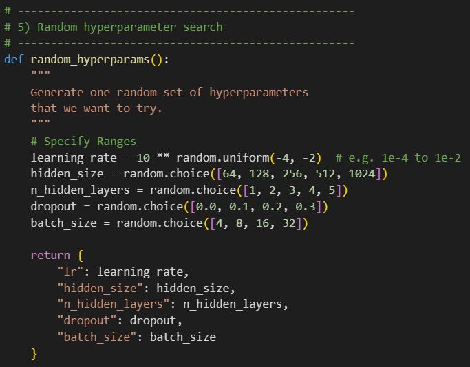 Back to Basics- code & writeup for practical hyperparameter tunning exercise