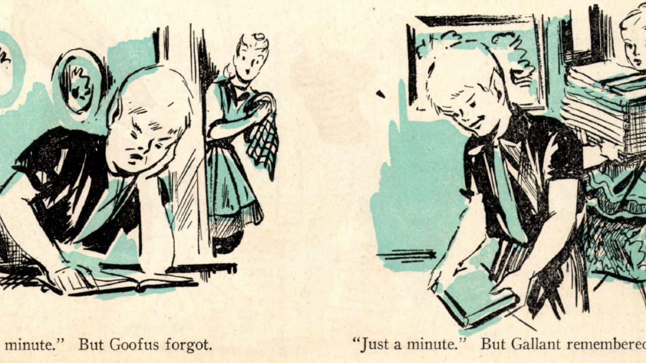 7 Engaging Facts About Goofus and Gallant | Mental Floss