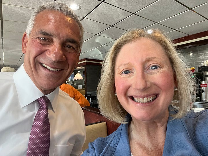 Jack Ciattarelli and Kim Kavin