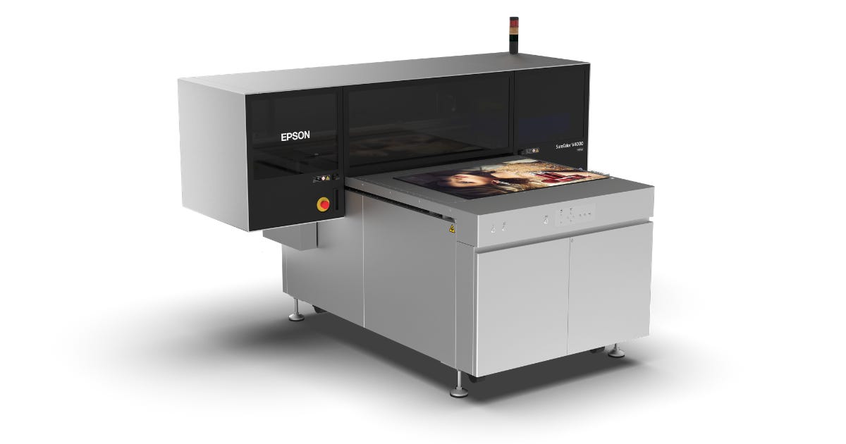 Epson Launches SC-V4000 A1+ UV Flatbed with 10-Colour Ink Set