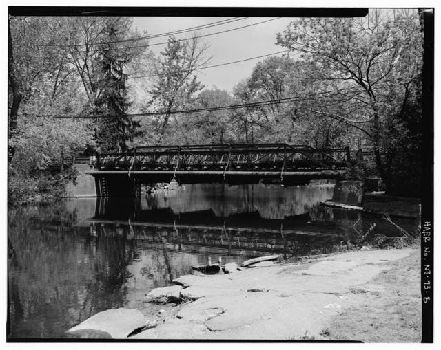 Ramapo River Doty Road Bridge Oakland, NJ