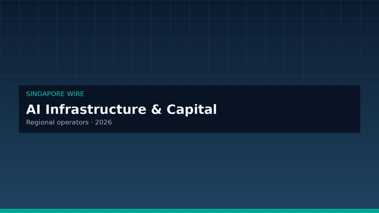 Singapore AI infrastructure Singapore AI infrastructure